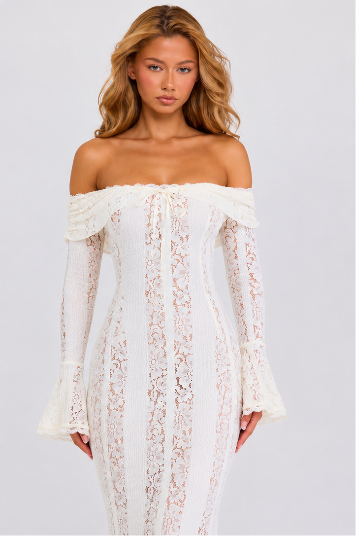 Ethereal Lace Maxiklänning