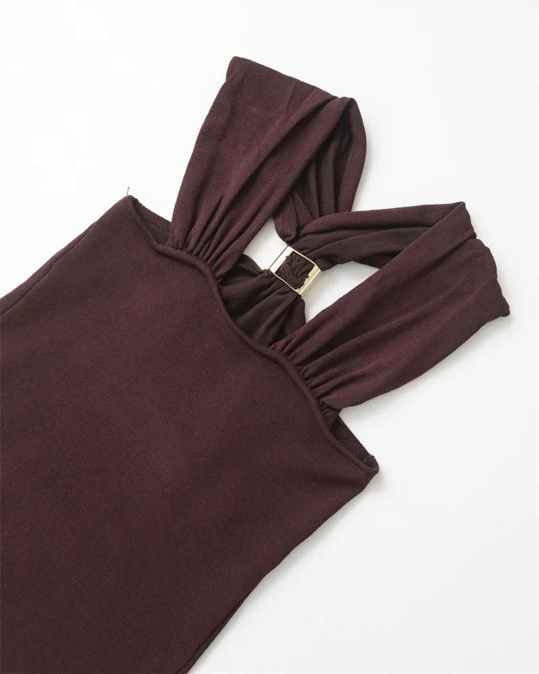 VERA | Mocha Haltertopp