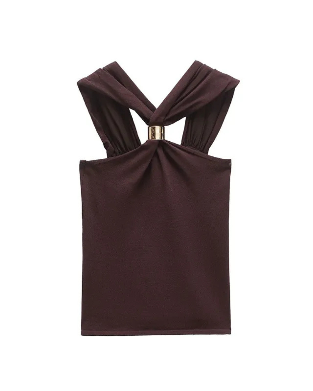 VERA | Mocha Haltertopp