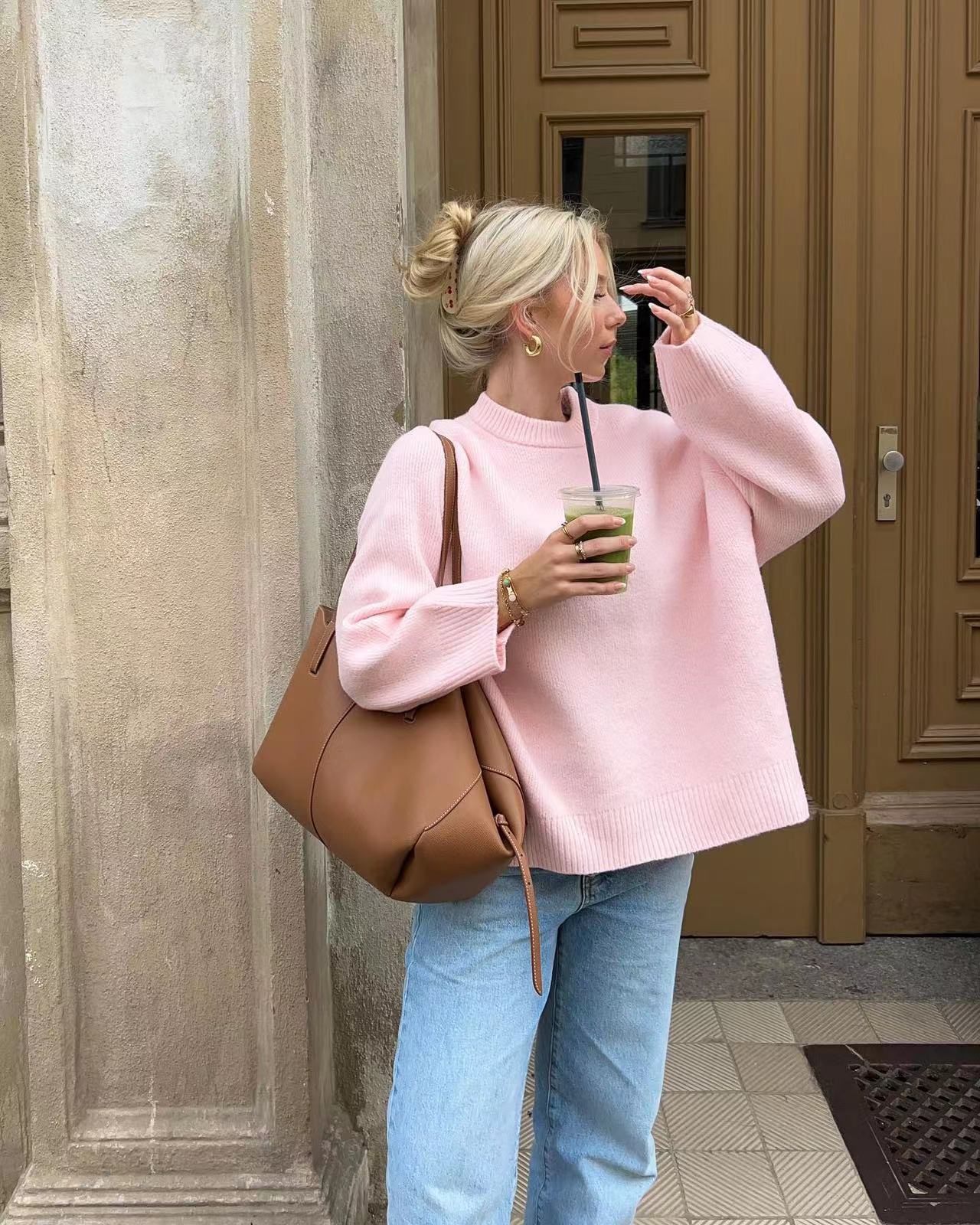 VERA | Rosa Mysig Tröja