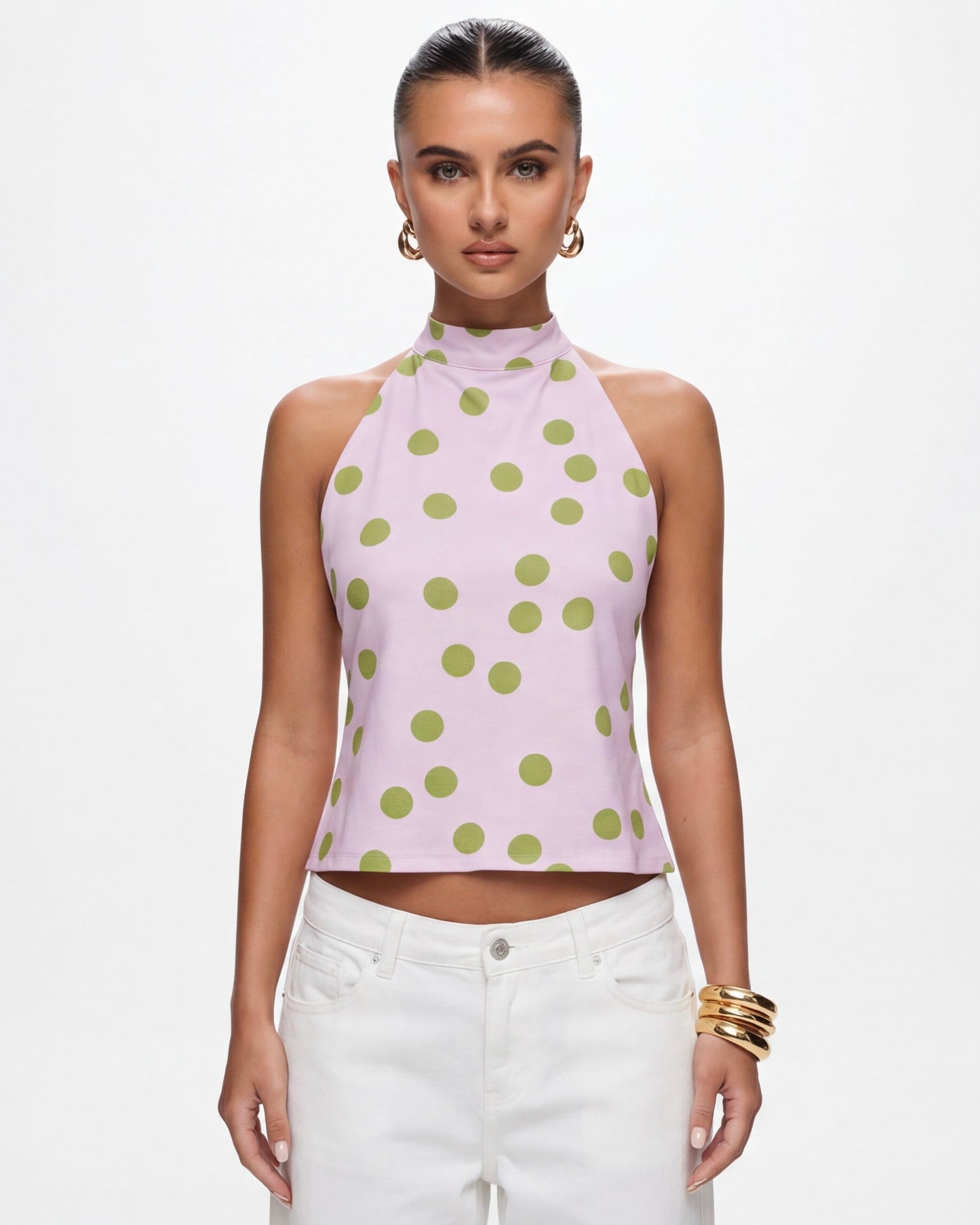 Polka Muse Halternecktopp