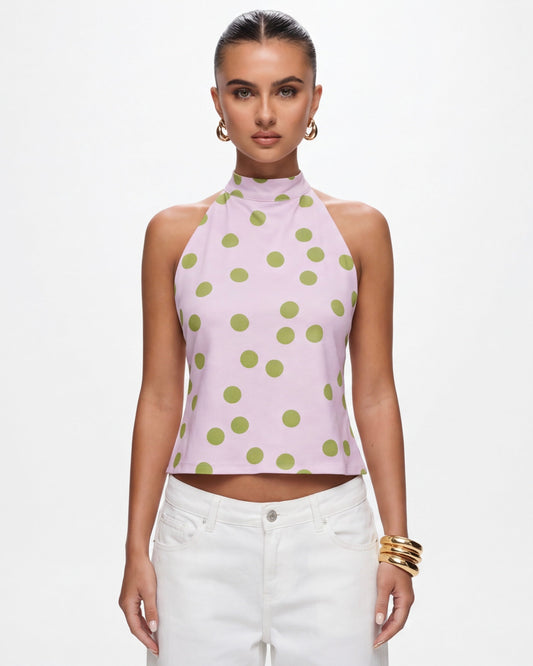 Polka Muse Halternecktopp