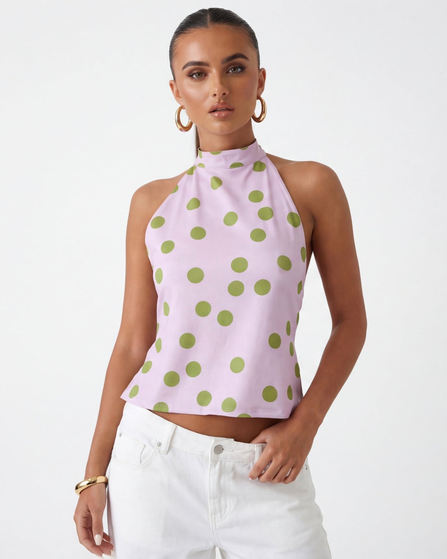 Polka Muse Halternecktopp