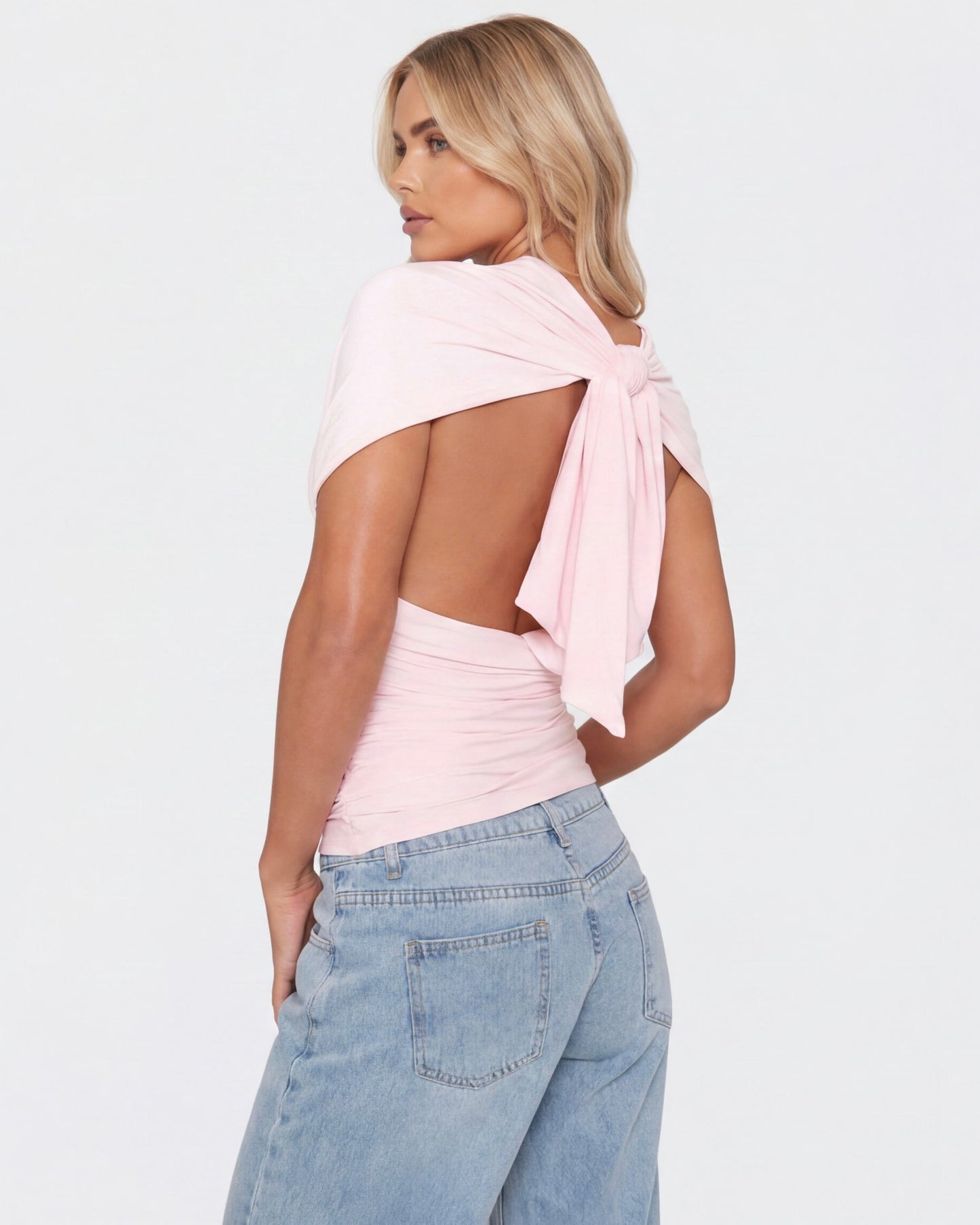 Blush Muse Rygglös Topp