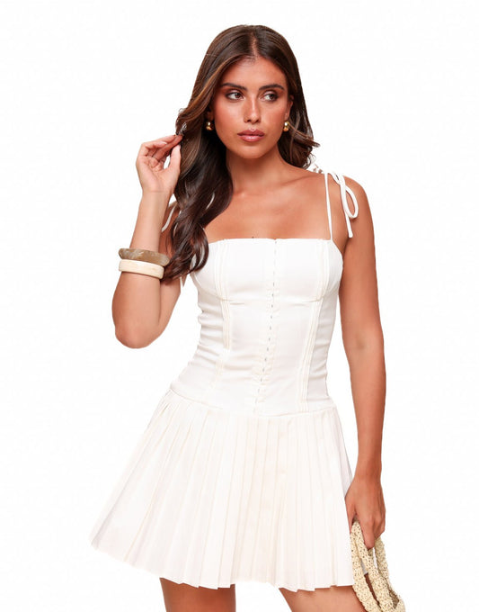 VERA | Veckad minikjol Soft Muse